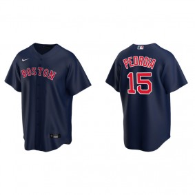 Men's Boston Red Sox Dustin Pedroia Navy Replica Alternate Jersey