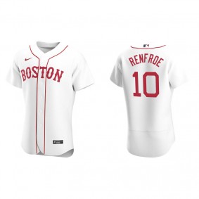 Men's Boston Red Sox Hunter Renfroe White Authentic Alternate Jersey
