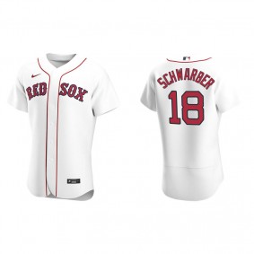 Men's Boston Red Sox Kyle Schwarber White Authentic Home Jersey