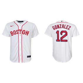 Youth Boston Red Sox Marwin Gonzalez Red Sox 2021 Patriots' Day Replica Jersey