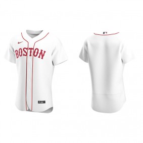 Men's Boston Red Sox White Authentic Alternate Jersey