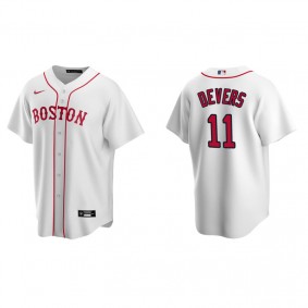 Men's Boston Red Sox Rafael Devers White Replica Alternate Jersey