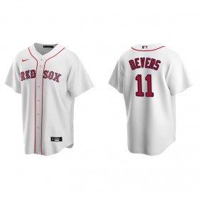 Men's Boston Red Sox Rafael Devers White Replica Home Jersey