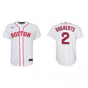 Youth Boston Red Sox Xander Bogaerts Red Sox 2021 Patriots' Day Replica Jersey