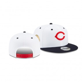 Cincinnati Reds Americana White 9FIFTY Snapback Hat