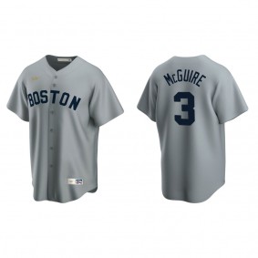 Red Sox Reese McGuire Gray Cooperstown Collection Road Jersey