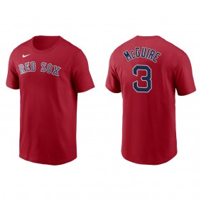 Red Sox Reese McGuire Red Name & Number T-Shirt