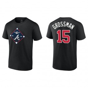 Robbie Grossman Atlanta Braves Fanatics Branded Black 2022 Postseason Bound T-Shirt