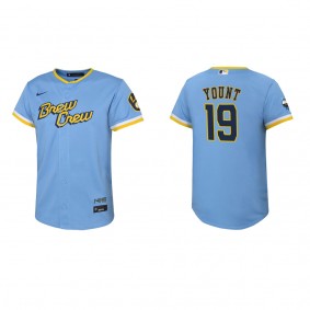 Robin Yount Youth Brewers City Connect Replica Jersey