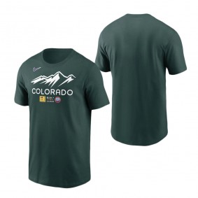 Men's Colorado Rockies Green 2022 City Connect Wordmark T-Shirt