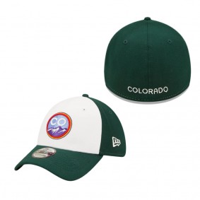 Men's Colorado Rockies White 2022 City Connect 39THIRTY Flex Hat