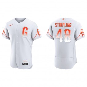 Ross Stripling Men's Giants Nike White City Connect Authentic Jersey