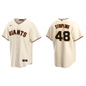 Ross Stripling Men's San Francisco Giants Nike Cream Home Replica Jersey