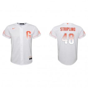 Ross Stripling Youth Giants Nike White City Connect Replica Jersey