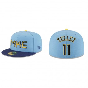Rowdy Tellez Brewers City Connect 59FIFTY Fitted Hat