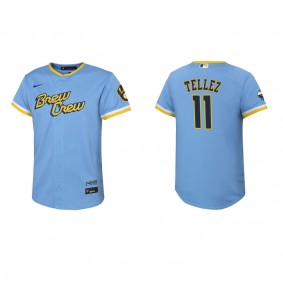 Rowdy Tellez Youth Brewers City Connect Replica Jersey