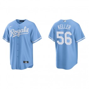 Men's Kansas City Royals Brad Keller Blue Replica Alternate Jersey