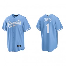 Men's Kansas City Royals JaCoby Jones Blue Replica Alternate Jersey