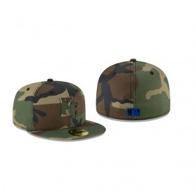 Men's Kansas City Royals Forest Pop Camo Green 59FIFTY Fitted Hat