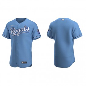 Men's Kansas City Royals Light Blue Authentic Alternate Jersey