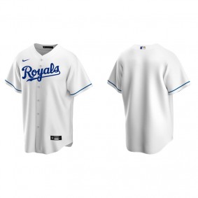 Men's Kansas City Royals White Replica Home Jersey