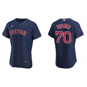 Men's Boston Red Sox Ryan Brasier Navy Authentic Alternate Jersey