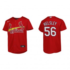Ryan Helsley Youth St. Louis Cardinals Red Alternate Replica Jersey