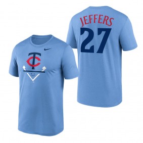 Ryan Jeffers Minnesota Twins Light Blue 2023 Diamond Icon Legend Performance T-Shirt
