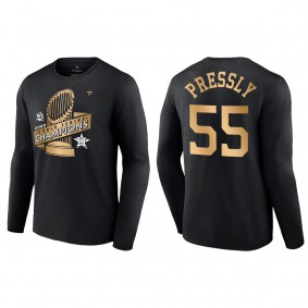 Ryan Pressly Houston Astros Black 2022 World Series Champions Parade T-Shirt
