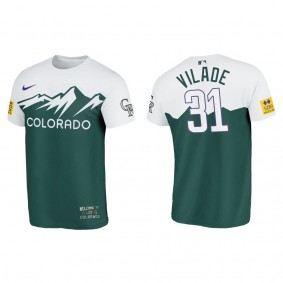 Ryan Vilade Men's Colorado Rockies Green 2022 City Connect T-Shirt