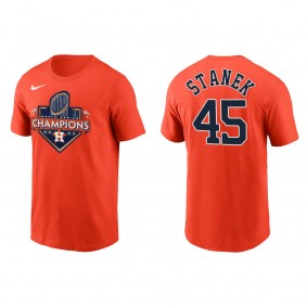 Ryne Stanek Houston Astros Orange 2022 World Series Champions T-Shirt