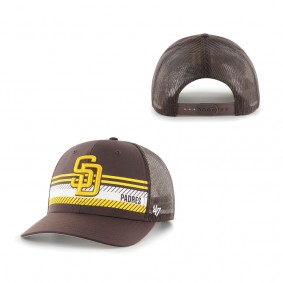 San Diego Padres '47 Cumberland Trucker Snapback Hat Brown