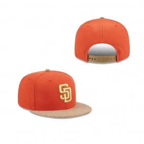 San Diego Padres Autumn Wheat 9FIFTY Snapback Hat
