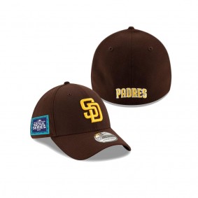 Men's San Diego Padres Brown 2024 MLB World Tour Seoul Series 39THIRTY Flex Hat