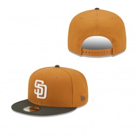 Men's San Diego Padres Brown Charcoal Color Pack Two-Tone 9FIFTY Snapback Hat
