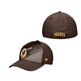 Men's San Diego Padres Brown Iconic Gradient Flex Hat