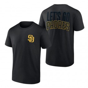 Men's San Diego Padres Fanatics Branded Black In It To Win It T-Shirt