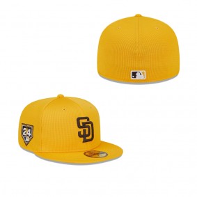 Men's San Diego Padres Gold 2024 Spring Training 59FIFTY Fitted Hat