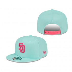 San Diego Padres Mint 2022 City Connect 9FIFTY Snapback Adjustable Hat