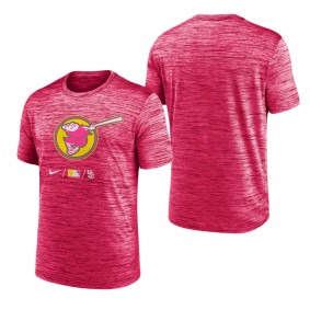 San Diego Padres Pink 2022 City Connect Velocity T-Shirt