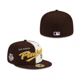 San Diego Padres Split Front 59FIFTY Fitted Hat