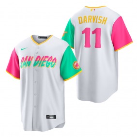 San Diego Padres Yu Darvish White 2022 City Connect Replica Jersey