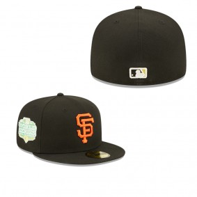 Men's San Francisco Giants Black 2012 World Series Champions Citrus Pop UV 59FIFTY Fitted Hat