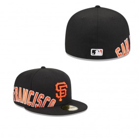 Men's San Francisco Giants Black Arch 59FIFTY Fitted Hat