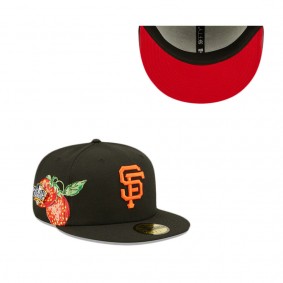 San Francisco Giants Black Fruit 59FIFTY Fitted Hat