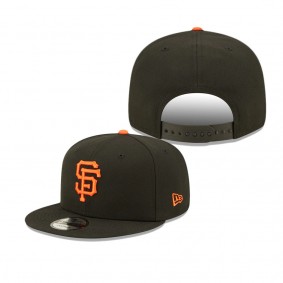 Men's San Francisco Giants Black Primary Logo 9FIFTY Snapback Hat