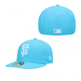 Men's San Francisco Giants Blue Vice Highlighter Logo 59FIFTY Fitted Hat