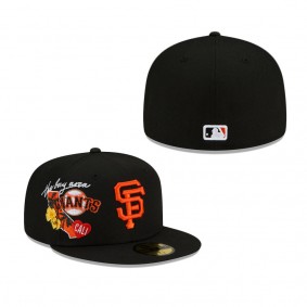 San Francisco Giants New Era City Cluster 59FIFTY Fitted Hat Black