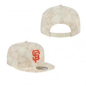 Men's San Francisco Giants Cream Spring Training Leaf 9FIFTY Snapback Hat