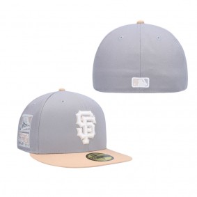 Men's San Francisco Giants Gray Peach 2007 MLB All-Star Game Purple Undervisor 59FIFTY Fitted Hat